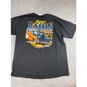 Tony Raffin Shirt Men Black RE MAX Top Sportsman Cuda NHRA Racing Graphic Tee XL